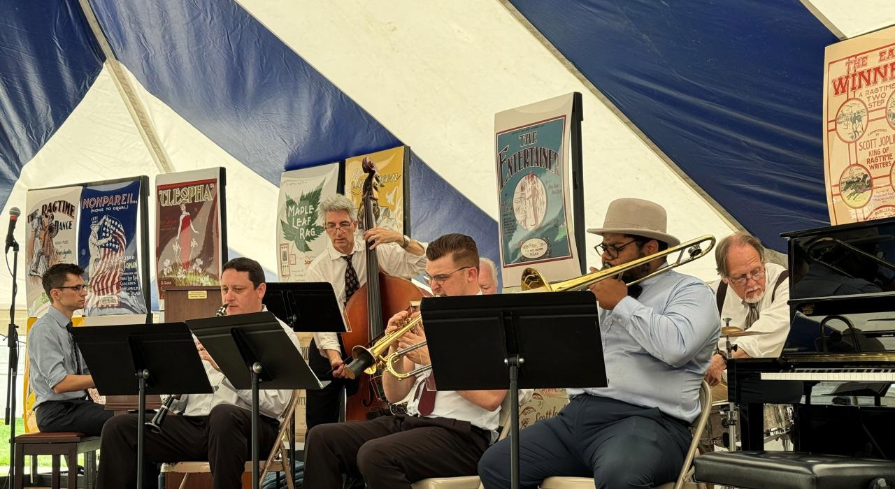 Local musicians perform at the annual Scott Joplin International Ragtime Festival
