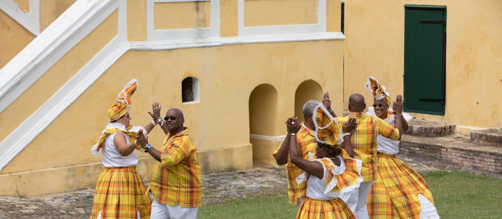 Quadrille dancers entertain in St. Croix 